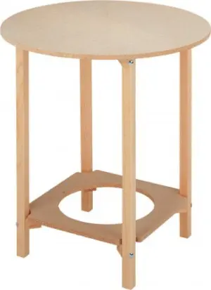 MESA CON AGUJERO 70CM