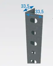 ANGULO ESTANT RANURADO P35 2,0