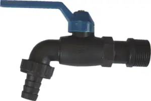 GRIFO CURVO PALANCA 1/2"