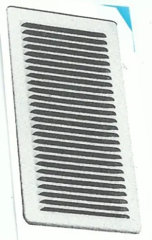 REJILLA PLANA C/PAT 100X200MM