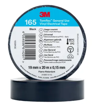 CINTA 20MT X 19MM NEGRO 3M NEG