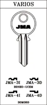 LLAVE ACERO JMA JMA-4D