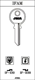 LLAVE ACERO JMA IF-I30