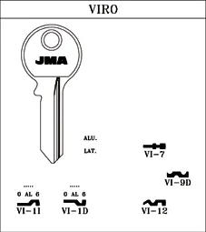 LLAVE ACERO JMA VI-1D