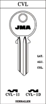 LLAVE ACERO JMA CVL-1I