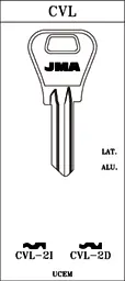 LLAVE ACERO JMA CVL-2D
