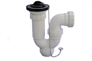 SIFON CURVO VALVULA Ø70 - 1 1/