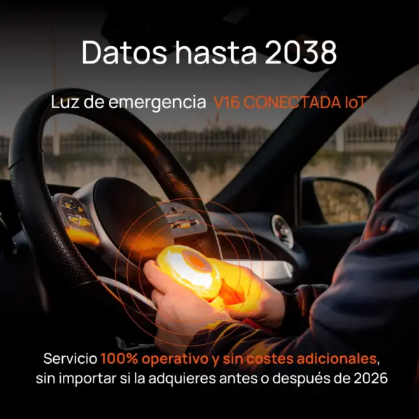 Luz de Emergencia V16 Conectada FlashLED SOS IoT – Homologada por la DGT 3.0 - Imagen 6