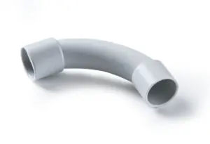 CURVA RIGIDA PVC GRIS 5 UNID 9