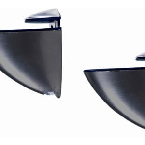 SOPORTE ESTANTE CLIP NEGRO 2UD