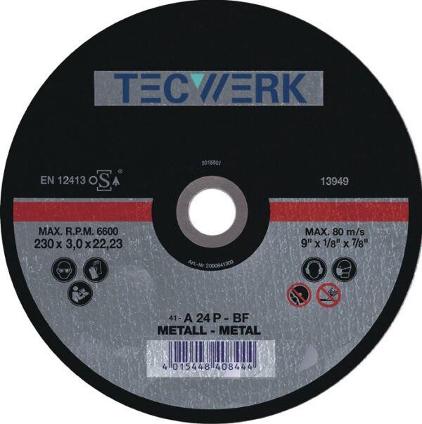 DISCO CORTE ACERO 22,23MM D125