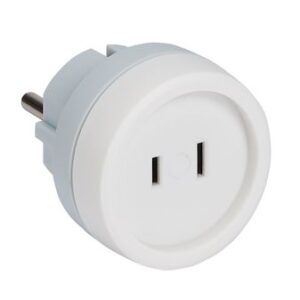 ADAPTADOR ENCHUFE VIAJE 2P BL