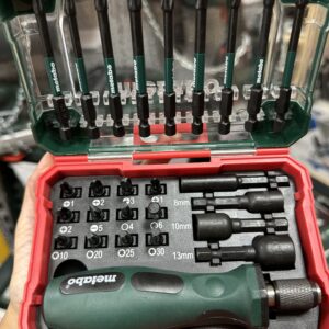 Juego de puntas profesional Metabo 26 piezas – Alta precisión
