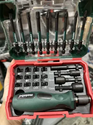 Juego de puntas profesional Metabo 26 piezas – Alta precisión