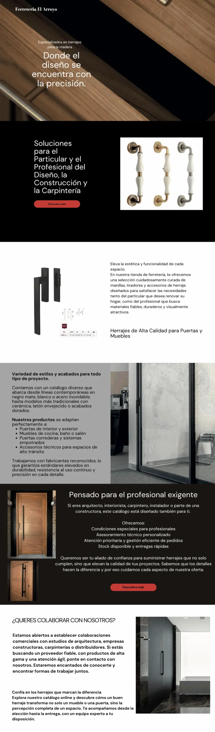 Herrajes de Alta Calidad para Puertas y Muebles