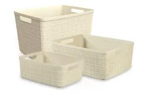 CESTA RECTANGULAR JUTE 12L