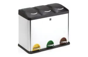 CUBO RECICLAJE 3 COMPARTIMIENT