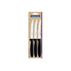 CUCHILLO ASADO 3 PZS NE 21,3CM