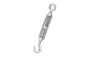 TENSOR GALVA GANCHO ANILLA 1/4