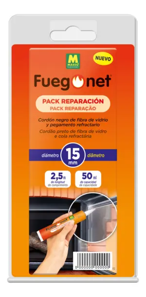 CORDON ESTUFA 15MM/50ML NE FIB