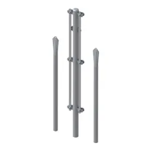 CONJUNTO POSTE ESQUINERO GALVA