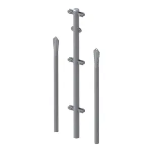 CONJUNTO POSTE REFUERZO GALVA