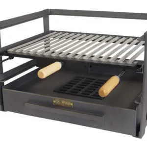 CAJON BAR CON PARRIL INOX 57X4