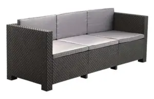 SOFA 3 PLAZAS RATAN RESINA DIV