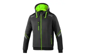 SUDADERA GR/VER FLUOR 2XL 0241