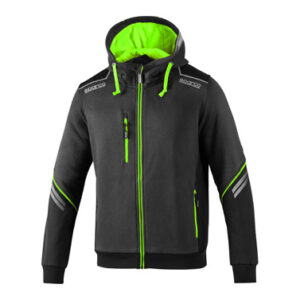 SUDADERA GR/VER FLUOR 2XL 0241