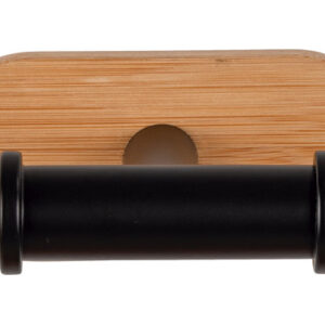 PERCHA DE ACERO INOX NEGRO/NAT