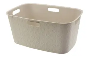 CESTO ROPA L 45L BLANCO TIZA