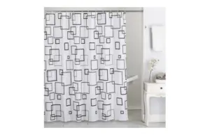 CORTINA BAÑO KUBIC 200 X 180 C