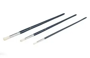 PINCEL RETOQUES REDOND SET 3 U