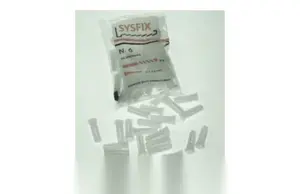 TACO ESTRIADO BLANCO 8 X 27 MM