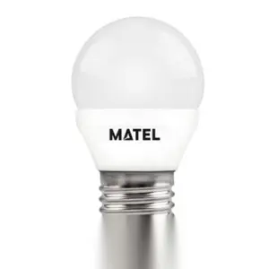 BOMBILLA ESFERICA LED E27 7W 6