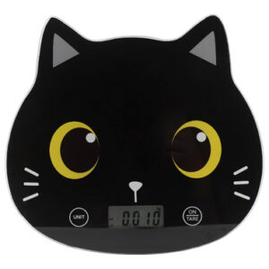 BALANZA COCINA GATO - NEGRO 24