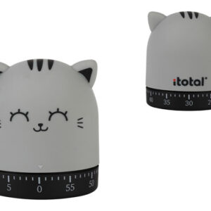 TEMPORIZADOR COCINA GATO GRIS
