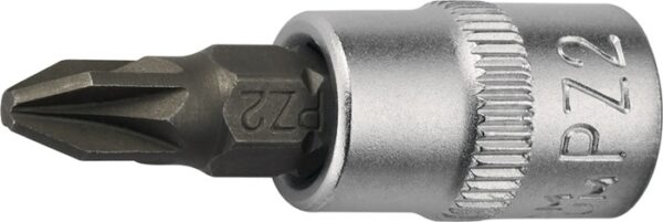 LLAVE VASO 1/4 PUNTA POZIDRIV