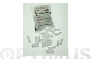 TACO ESTRIADO BLANCO 14X55MM 2