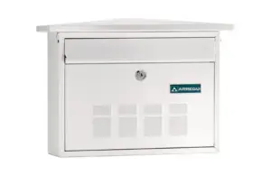 BUZON EXTERIOR ACERO DECO BLAN