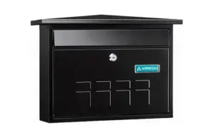 BUZON EXTERIOR ACERO DECO NEGR