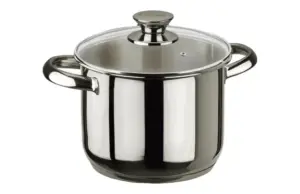 OLLA ECCO INOX TAPA CRISTAL 16