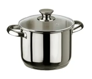 OLLA ECCO INOX TAPA CRISTAL 22