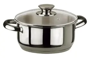 CACEROLA ECCO INOX TAPA CRISTA