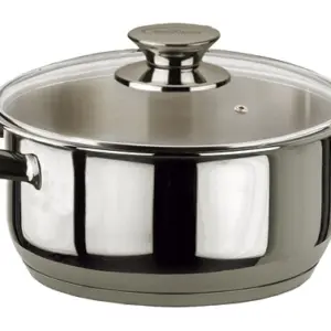 CACEROLA ECCO INOX TAPA CRISTA