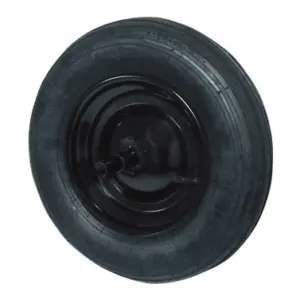 RUEDA CARRET. Ø35CM NEGRA