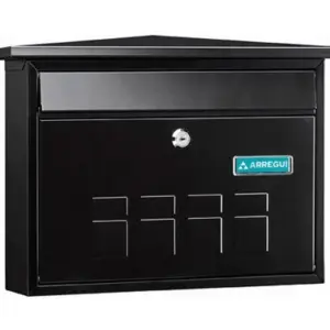 BUZON EXTERIOR ACERO DECO NEGR