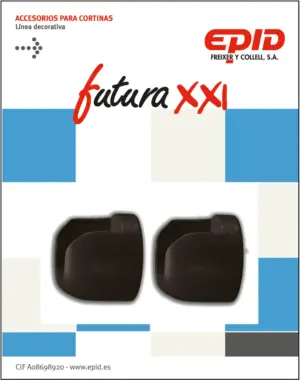 SOPORTE FRONTAL Ø19X90MM 2 PZ
