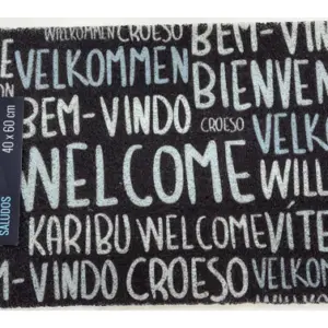 FELPUDO VINILO RIZADO SALUDOS